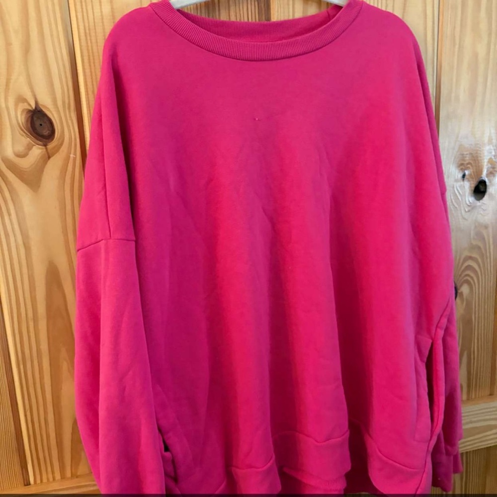 Hot pink zenana sweatshirt size XXL